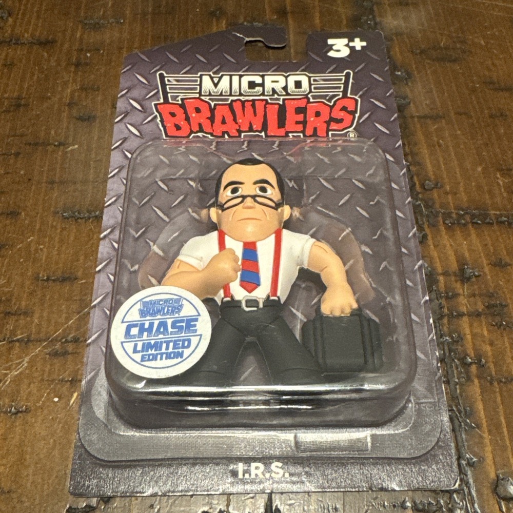 I.R.S  IRS ‎ Micro Brawler NEW ON CARD CHASE EDITION NIB